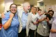 Labour leader Jeremy Corbyn poses for a photo with nursing s