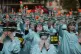Amnesty International held a protest with 100 Statues of Lib