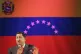 President of Venezuela Hugo Chavez addresses crowds of suppo