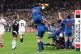France celebrate their win over England at the final whistle
