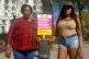 Yvonne Williams (left) and Simone Daley at a rally outside D