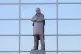Alex Ferguson's statue outside Manchester United stadium