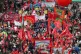 Unite members march through London as part of the TUC's camp