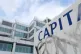 A Capita sign outside their offices in Bournemouth, Dorset