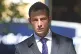 PC Joshua Savage arrives at Southwark Crown Court in London
