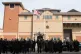 POA members protest outside HMP Bedford today after a damnin