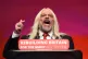 Tosh McDonald speaking during the Labour Party's annual conf