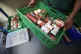 A basket of tinned goods at a foodbank