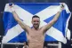 Josh Taylor celebrates his victory over US hopeful Ryan Mart