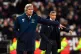 West Ham United manager Manuel Pellegrini (left) and Brighto