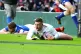 England's Jonny May scores his side's second try of the game