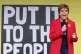 First Minister of Scotland Nicola Sturgeon addresses anti-Br