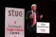 Scottish Labour leader Richard Leonard addresses the STUC an