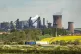 The steelworks plant in Scunthorpe