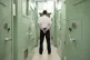 A guard inside Maghaberry Prison. One