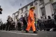 Dylan Clarkson, 6, parades through Durham during the Durham 