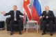 Britain's Prime Minister Tony Blair holds a bilateral meetin