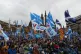 Participants at the Indyref 2020 rally, hosted by the Nation