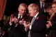 Prince Andrew and Boris Johnson attend the annual Royal Brit