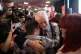 Labour Party leader Jeremy Corbyn hugs Joe Lambert in Novemb
