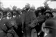 George Bernard Shaw attends a socialist rally as part of the