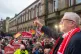 Labour Party leader Jeremy Corbyn speaks to supporters durin