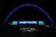 Wembley Arch is illuminated in blue to show its appreciation