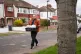 Tony Rosa delivering food parcels from Enfield council in no