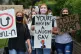 Students marching on Education Secretary Gavin Williamson's 
