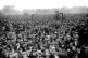 A massive crowd gathers in Hyde Park for a meeting during th