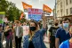 A march through Bristol city centre demanding a pay rise for
