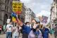 A protest in support of an NHS pay rise in summer 2020