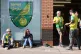 Fans attending a Sky Bet Championship match at Carrow Road, 