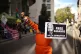 Protesters outside the Old Bailey in London in October 2020
