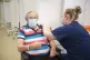 Henry (Jack) Vokes, 98, receives the first Covid-19 vaccinat