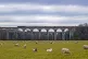 The Northern Belle train crosses the Chirk Viadcut in Wrexha
