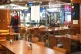 An empty restaurant in the West End of London after the anno