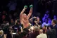 Tyson Fury (centre) celebrates defeating Deontay Wilder in t