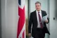Labour leader Sir Keir Starmer arrives to deliver a virtual 
