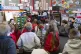 Jacqui Milliner teaching her P1 pupils on their first day ba