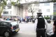 A police officer outside Pimlico Academy School, west London