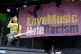 Rock band, Hard-Fi, perform at the Love Music Hate Racism fe