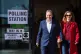 Labour leader Sir Keir Starmer and his wife Victoria leave a