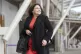 Scottish Labour's Katy Clark arrives at the Scottish Parliam