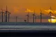 Burbo Bank wind farm off Merseyside in north west England