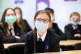 Children wearing facemasks during a lesson at Outwood Academ