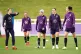 HEAR ME ROAR: England’s Ellen White (left), Leah Williamso