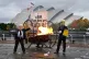 Performers from Ocean Rebellion dressed as Prime Minister Bo