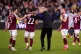 West Ham United manager David Moyes and Said Benrahma celebr