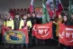 Scotland's rail unions held a rally and launched a new repor